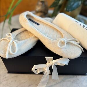 Cream Slippers with Soft Fabric and Rounded Toe